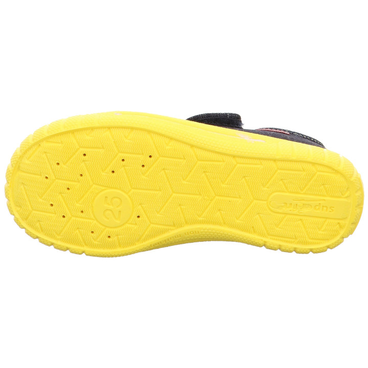 PANTOFLE TEKSTYLNE KAPCIE SUPERFIT BILL BLAU/GELB 1-800278-8070
