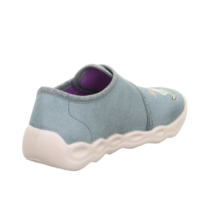 TEXTILE SLIPPERS SUPERFIT BUBBLE HELLGRUN 1-006270-7520