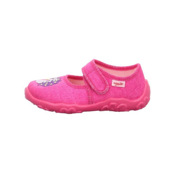 PANTOFLE TEKSTYLNE KAPCIE SUPERFIT BONNY PINK 0-800282-6300