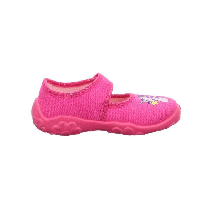 PANTOFLE TEKSTYLNE KAPCIE SUPERFIT BONNY PINK 0-800282-6300
