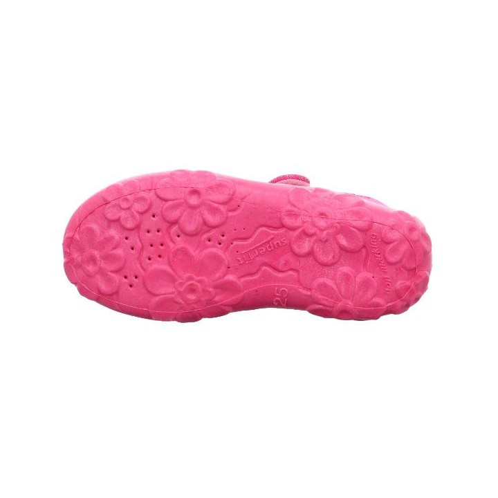PANTOFLE TEKSTYLNE KAPCIE SUPERFIT BONNY PINK 0-800282-6300