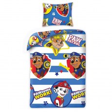 POSCIEL BAWELNIANA DZIECIECA 160 X 200 CM PSI PATROL PAW-034BL