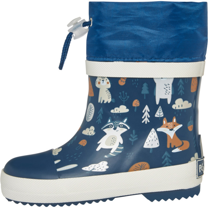 KALOSZE OCIEPLANE PLAYSHOES FOREST GRANATOWE KRÓTKIE 180393-11