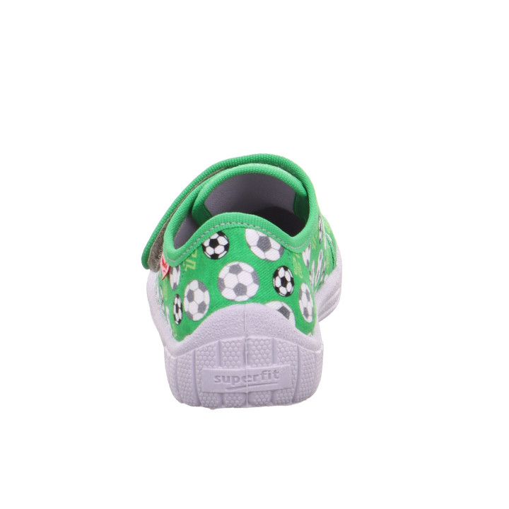 PANTOFLE TEKSTYLNE KAPCIE SUPERFIT BILL GRUN 1-000279-7030