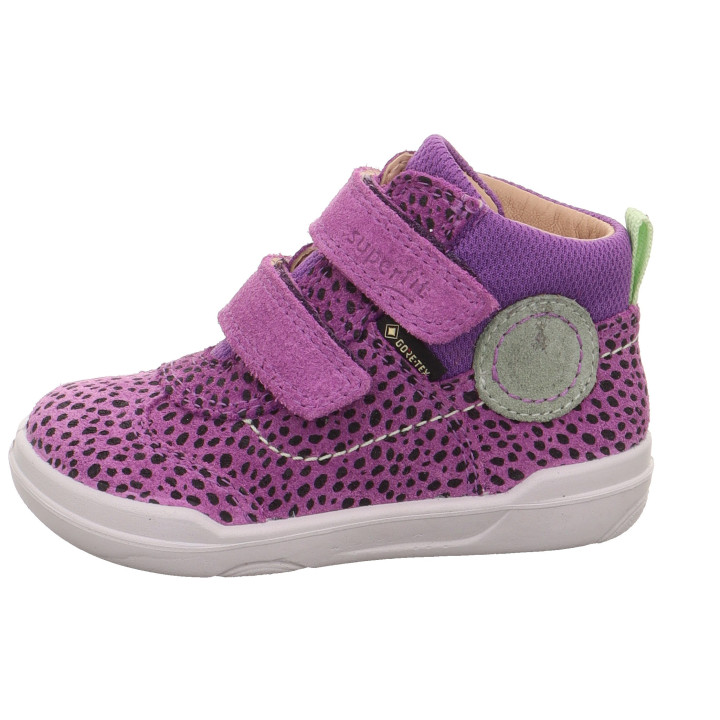 TRZEWIKI BAREFOOT SUPERFIT SUPERFREE LILA/HELLGRUN 1-000544-8500 GORE-TEX