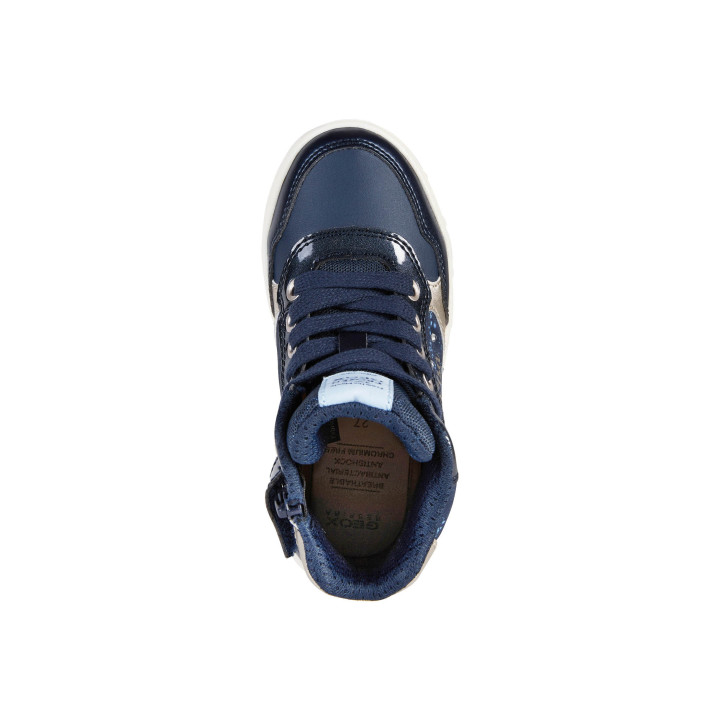 SHOES GEOX SKYLIN GEOX SKYLIN SKYLIN DISNEY FROZEN NAVY/PLATINUM LED LIGHTS