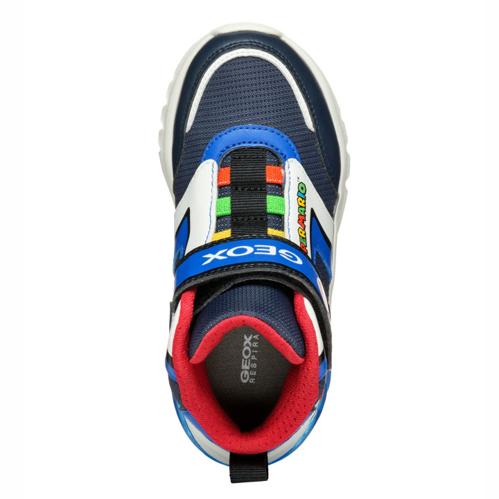 TRAMPKI GEOX CIBERDRON SUPER MARIO NAVY/ROYAL LED LIGHTS