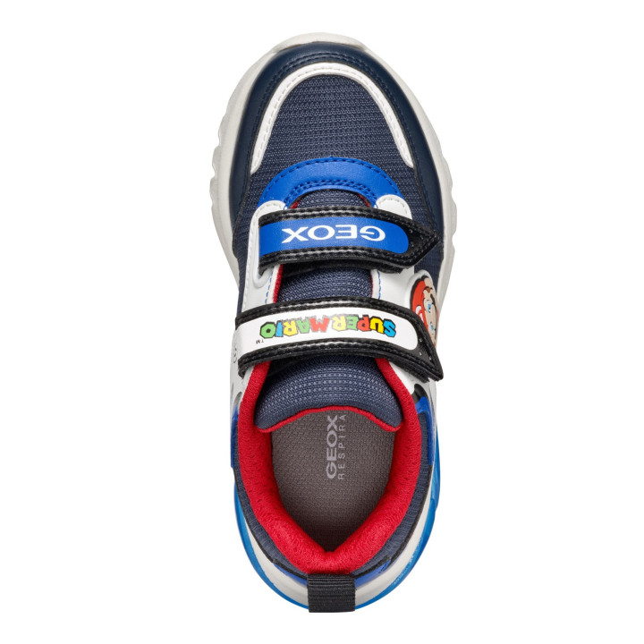 SNEAKERSY GEOX CIBERDRON SUPER MARIO NAVY/ROYAL LED LIGHTS