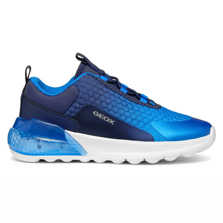 SNEAKERSY GEOX ACTIVART ILLUMINUS NAVY/SKY LED LIGHTS