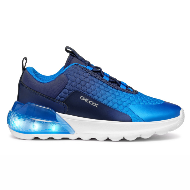 SNEAKERSY GEOX ACTIVART ILLUMINUS NAVY/SKY LED LIGHTS