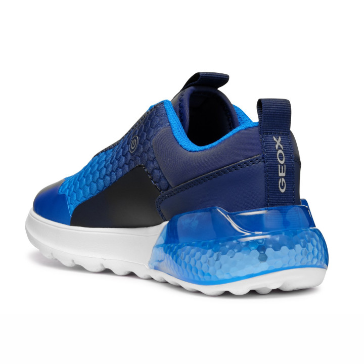 SNEAKERSY GEOX ACTIVART ILLUMINUS NAVY/SKY LED LIGHTS