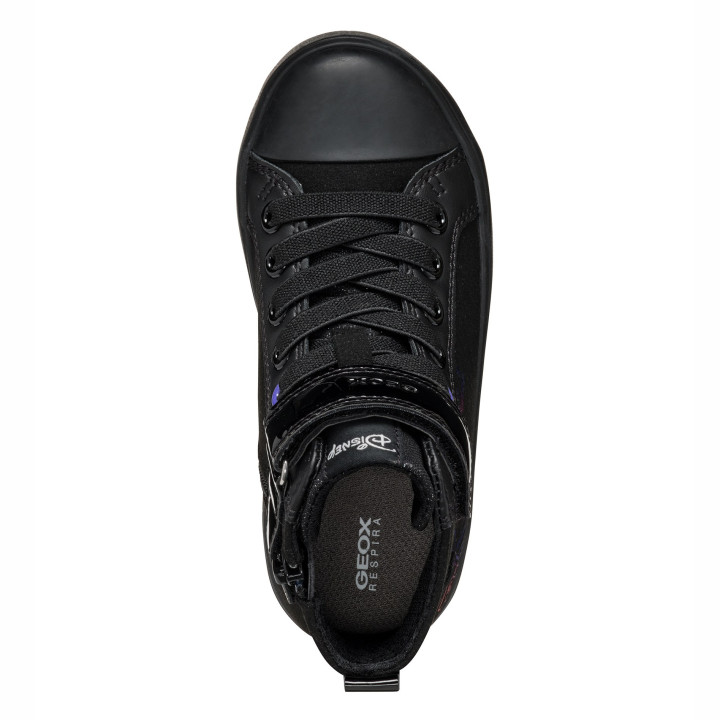 SHOES GEOX GISLI BLACK/VIOLET DISNEY MINNIE MOUSE