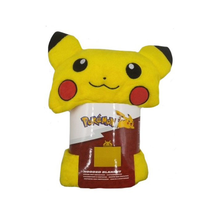 KOC Z KAPTUREM CORAL 120 X 150 CM POKEMON PIKACHU POK-432FB