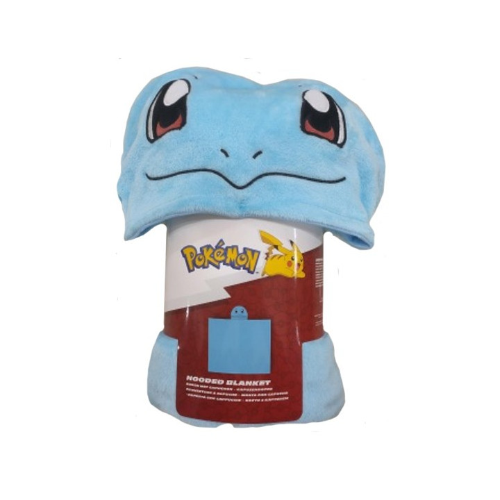 CORAL HOODED BLANKET 120 X 150 CM POKEMON SQUIRTLE POK-593FB