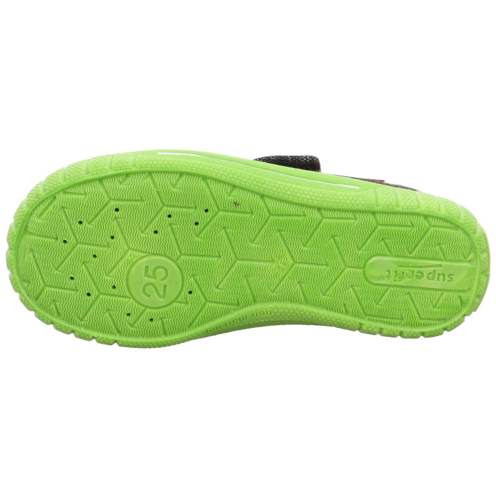 PANTOFLE TEKSTYLNE KAPCIE SUPERFIT BILL SCHWARZ 1-800278-0040