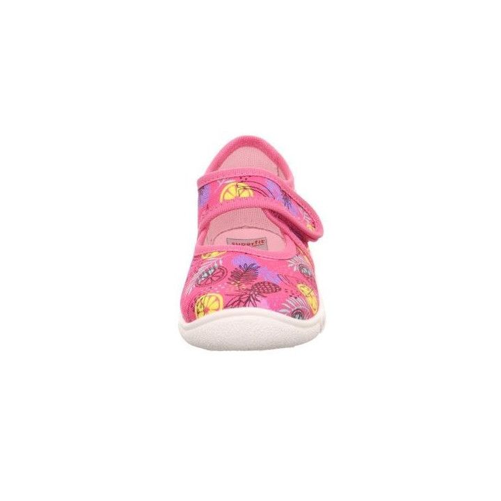 PANTOFLE TEKSTYLNE KAPCIE SUPERFIT BELINDA PINK/MEHRFARBIG 1-800288-5550