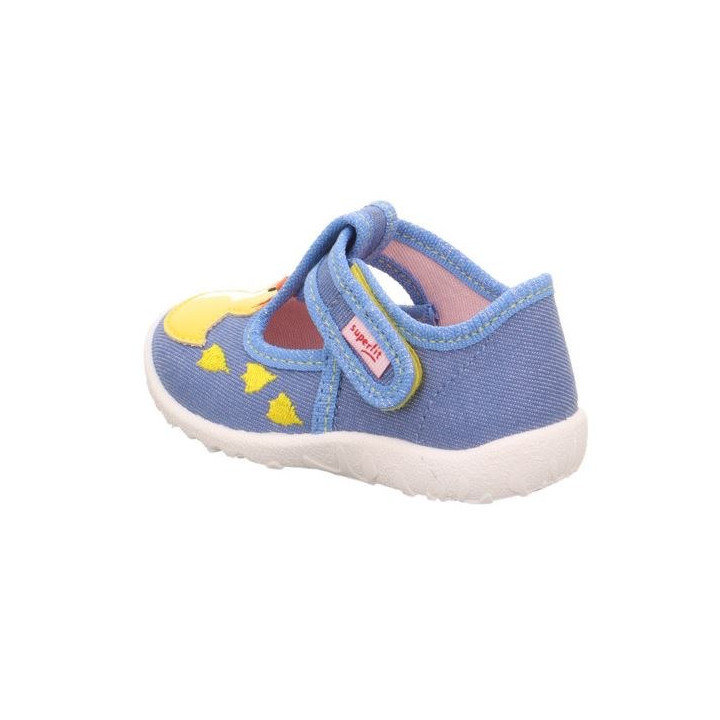 PANTOFLE TEKSTYLNE KAPCIE SUPERFIT SPOTTY HELLBLAU 1-009256-8400