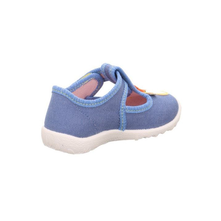 PANTOFLE TEKSTYLNE KAPCIE SUPERFIT SPOTTY HELLBLAU 1-009256-8400