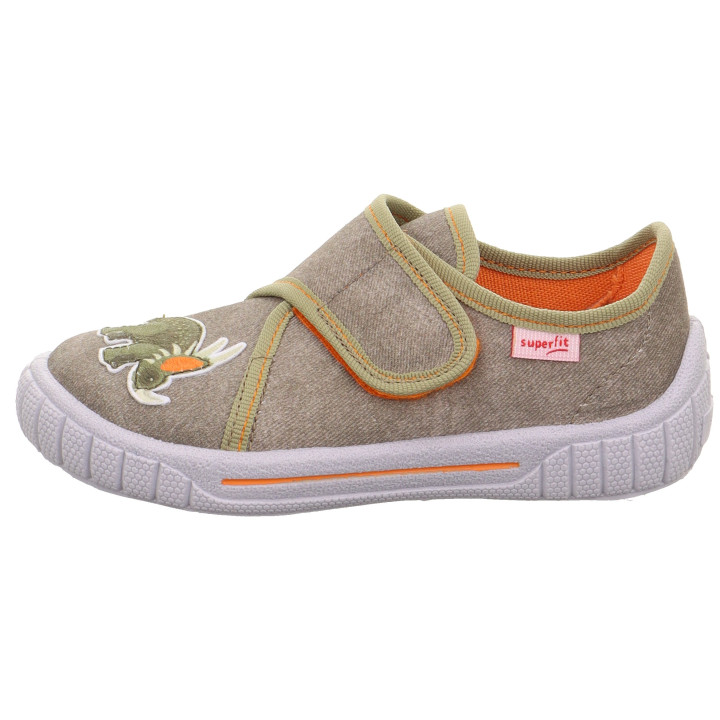 TEXTILE SLIPPERS SUPERFIT BILL GRUN/GRAU 1-800271-7010