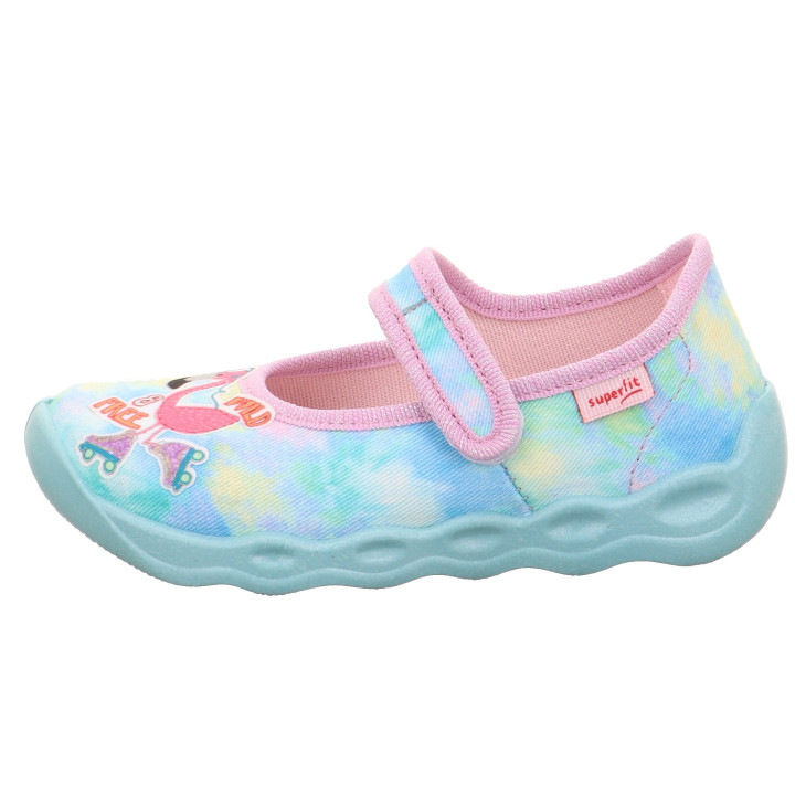 TEXTILE SLIPPERS SUPERFIT BUBBLE TURKIS/MEHRFARBIG 1-006271-8420