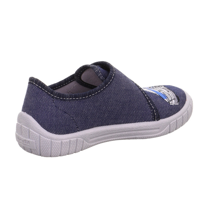 TEXTILE SLIPPERS SUPERFIT BILL BLAU/GRAU 1-800278-8080