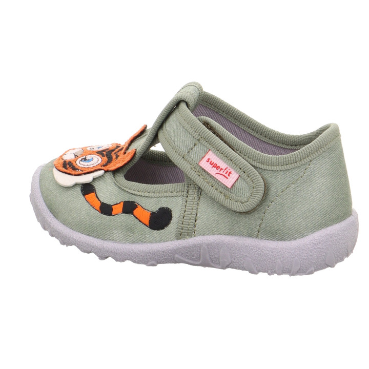 PANTOFLE TEKSTYLNE KAPCIE SUPERFIT SPOTTY HELLGRUN 1-009256-7510