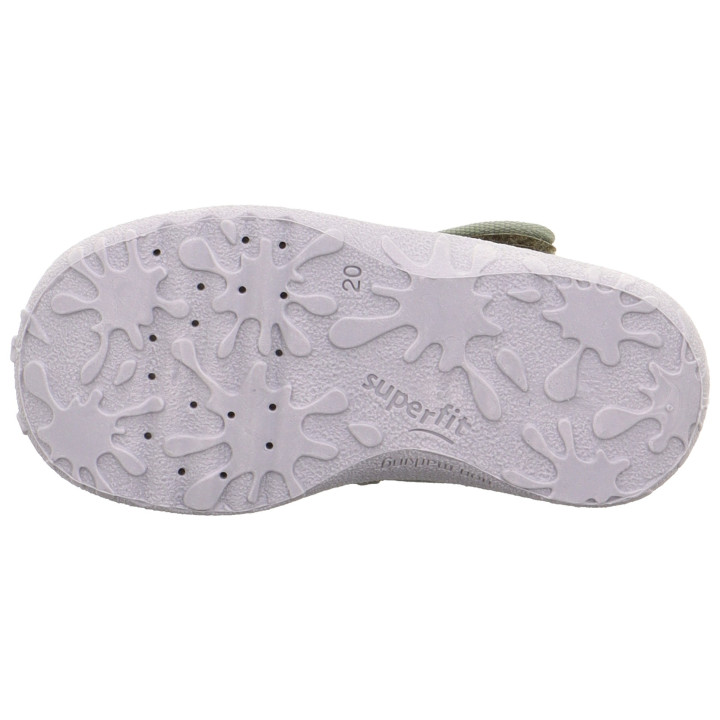 PANTOFLE TEKSTYLNE KAPCIE SUPERFIT SPOTTY HELLGRUN 1-009256-7510