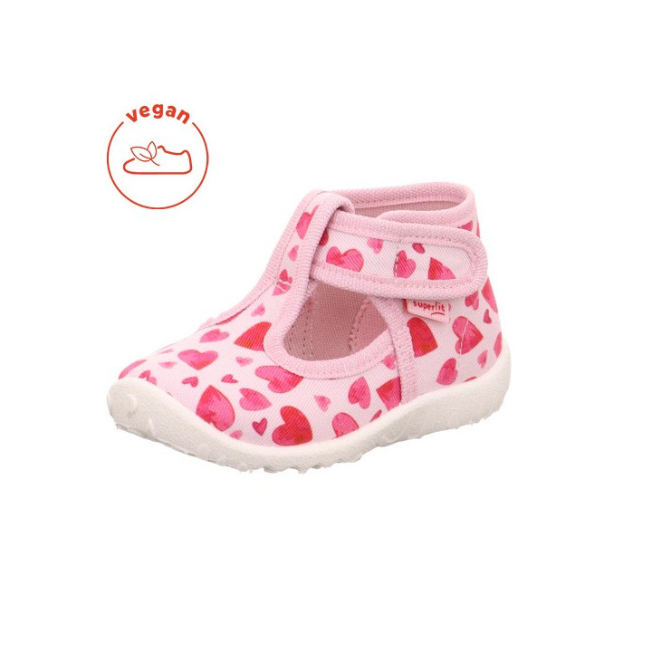 TEXTILE SLIPPERS SUPERFIT SPOTTY ROSA/MEHRFARBIG 1-009252-5540