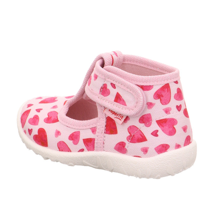 TEXTILE SLIPPERS SUPERFIT SPOTTY ROSA/MEHRFARBIG 1-009252-5540