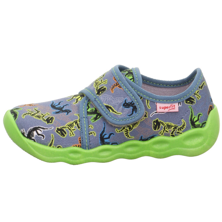 TEXTILE SLIPPERS SUPERFIT BUBBLE TURKIS/MEHRFARBIG 1-006273-8420