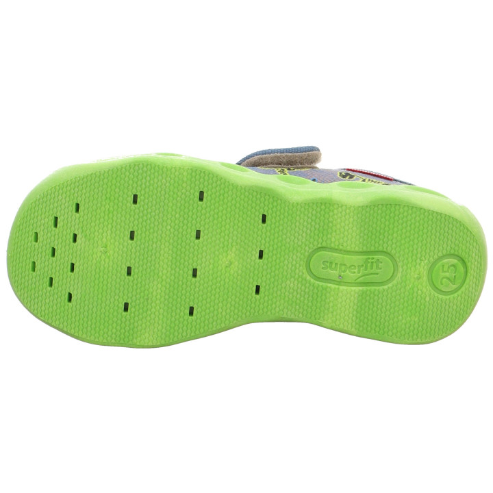 TEXTILE SLIPPERS SUPERFIT BUBBLE TURKIS/MEHRFARBIG 1-006273-8420