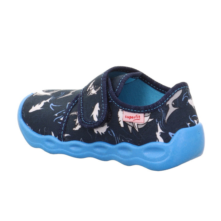 TEXTILE SLIPPERS SUPERFIT BUBBLE BLAU/MEHRFARBIG 1-006273-8030