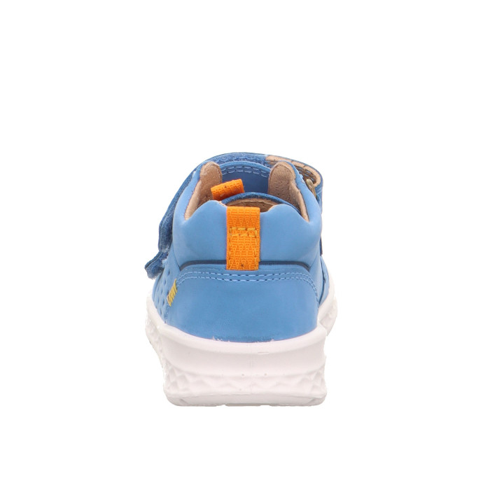 SNEAKERSY SUPERFIT BREEZE HELLBLAU/ORANGE 1-000363-8400