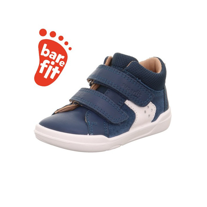 TRZEWIKI BAREFOOT SUPERFIT SUPERFREE BLAU/WEISS 1-000543-8020
