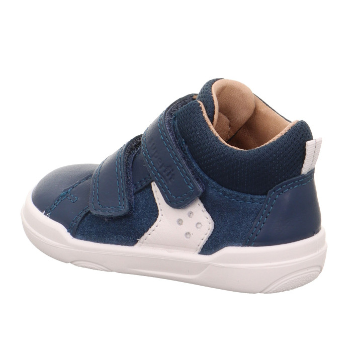 SHOES BAREFOOT SUPERFIT SUPERFREE BLAU/WEISS 1-000543-8020