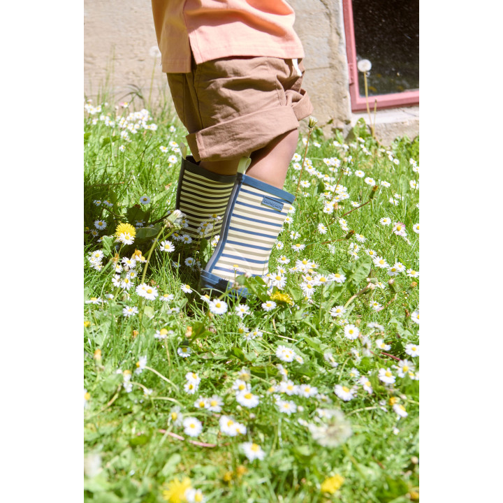 KALOSZE BAREFOOT BUNDGAARD CHARLY HIGH OCEANIC STRIPE