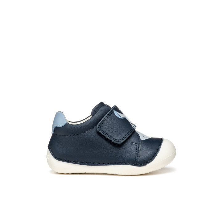 PÓŁBUTY DZIECIĘCE GEOX TUTIM NAVY/LIGHT SKY