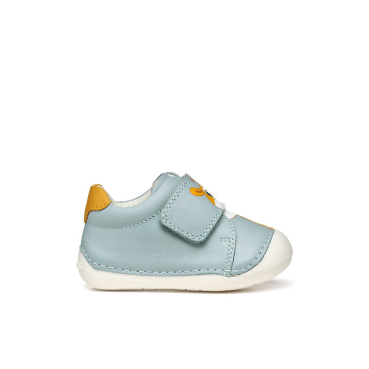 SHOES GEOX TUTIM BABY SAGE/OCHREYELLOW