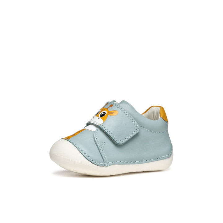 SHOES GEOX TUTIM BABY SAGE/OCHREYELLOW