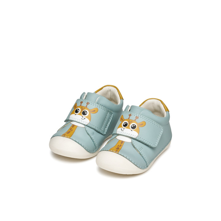 SHOES GEOX TUTIM BABY SAGE/OCHREYELLOW