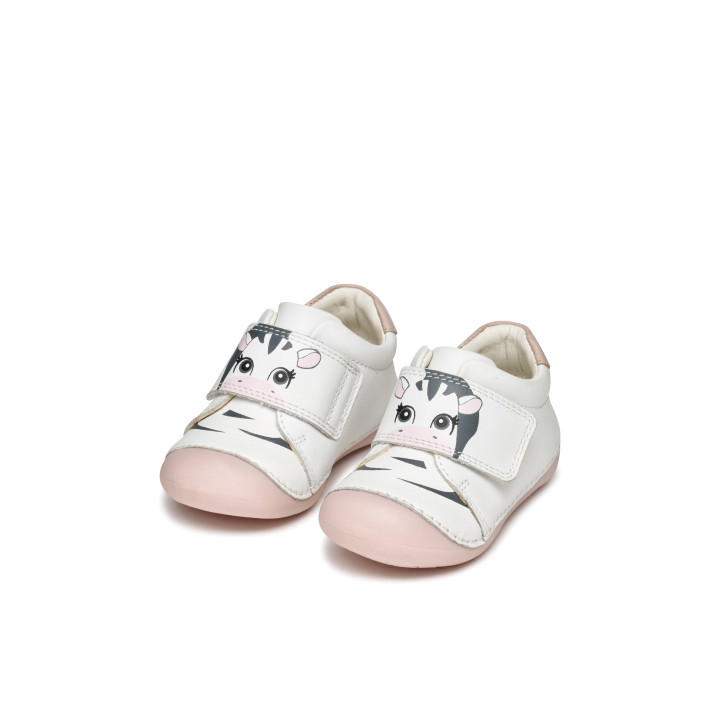 PÓŁBUTY DZIECIĘCE GEOX TUTIM WHITE/ROSE