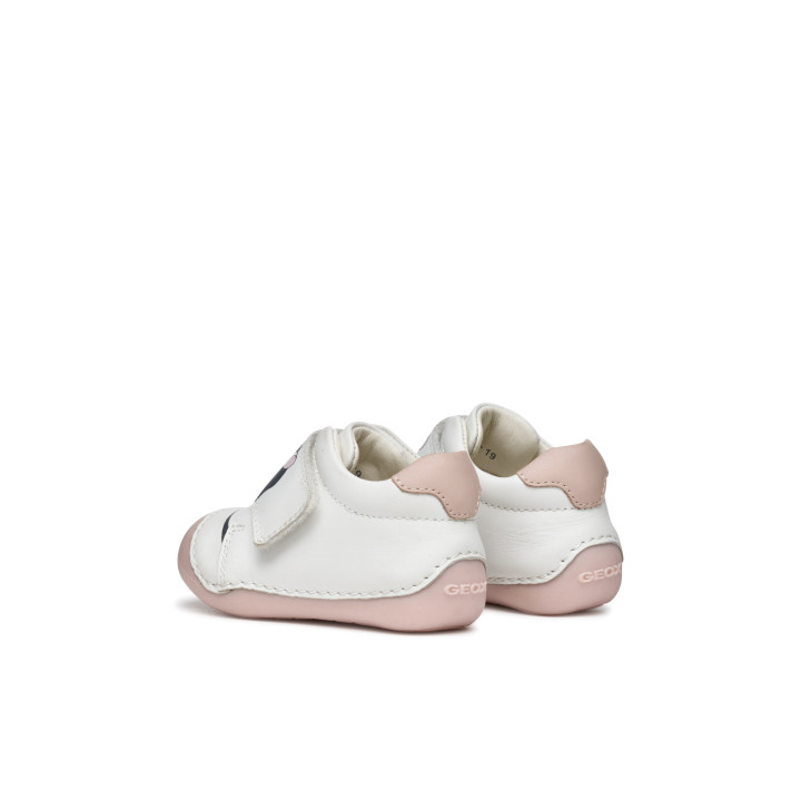 PÓŁBUTY DZIECIĘCE GEOX TUTIM WHITE/ROSE