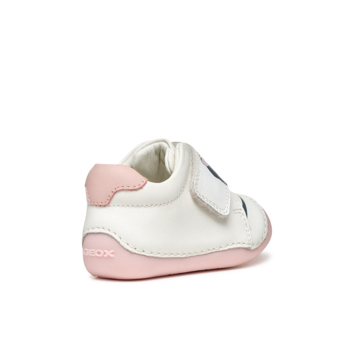 SHOES GEOX TUTIM BABY WHITE/ROSE