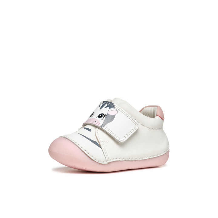 PÓŁBUTY DZIECIĘCE GEOX TUTIM WHITE/ROSE