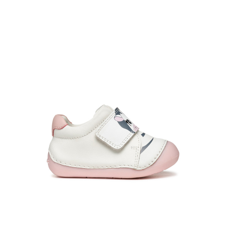 SHOES GEOX TUTIM BABY WHITE/ROSE