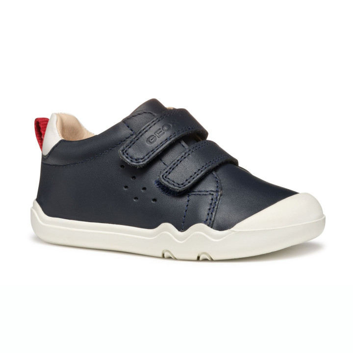 SNEAKERSY BAREFOOT GEOX STEPPIEUP NAVY/RED