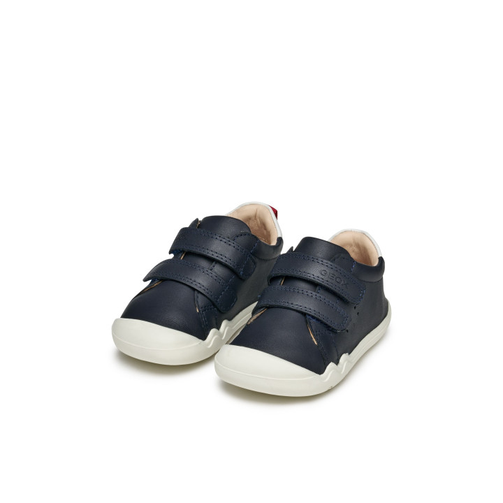 SNEAKERS BAREFOOT GEOX STEPPIEUP NAVY/RED