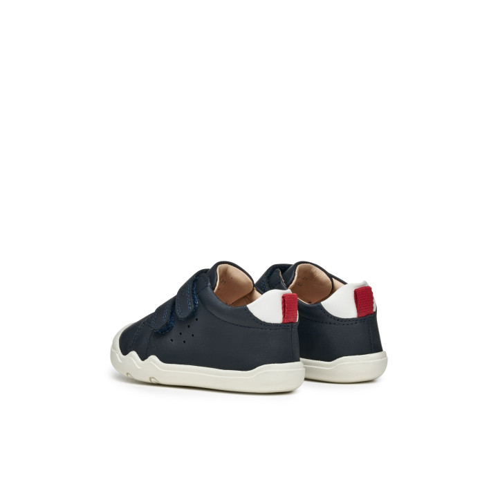 SNEAKERS BAREFOOT GEOX STEPPIEUP NAVY/RED
