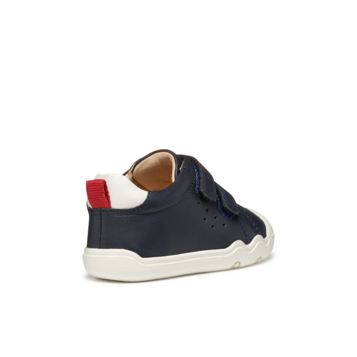 SNEAKERSY BAREFOOT GEOX STEPPIEUP NAVY/RED