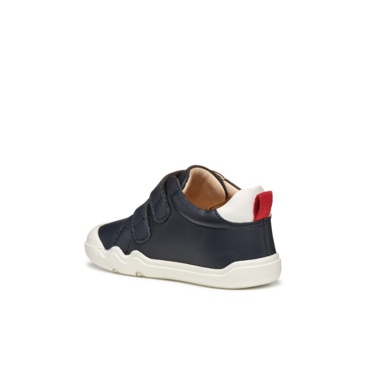 SNEAKERSY BAREFOOT GEOX STEPPIEUP NAVY/RED